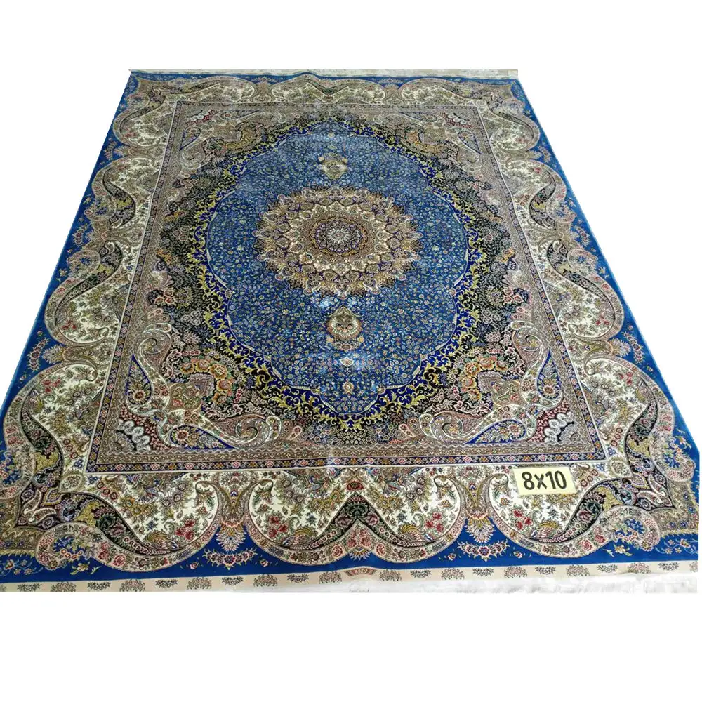Yuxiang 8*10 FT 2022 New Design Turkish 100% Handmade Silk Carpet