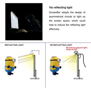 Computadora Clip pantalla lámpara para oficina lámpara de mesa de luz de barra LED evitar tensión más brillante luz - Product Image 2