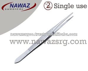 Pinzas desechables Mcindoe, pinzas de 15cm, acero inoxidable dentado, instrumentos quirúrgicos de un solo uso de calidad superior - Product Image 2