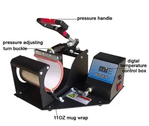 Mesin Press Mug Digital 2D Pencetak Sublimasi Panas Tekan Mesin Transfer Panas Mesin Cetak Mug Piala Printer