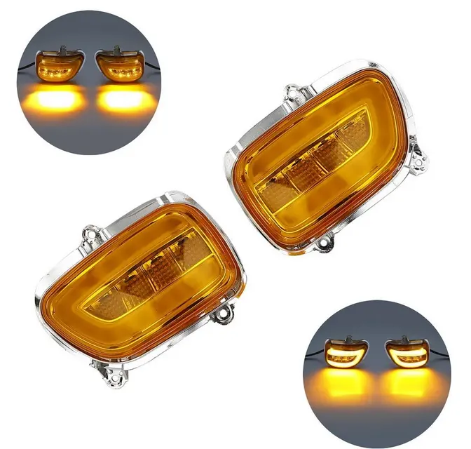 12V Front LED Turn Signals For Honda F6B 2013-2017 Goldwing GL1800 2001-2017 14