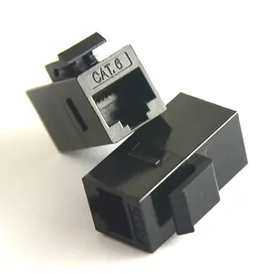 CAT6RJ45キーストーンジャックメスカプラーインサートスナップインコネクタソケットアダプターポートウォールプレートアウトレットパネル用