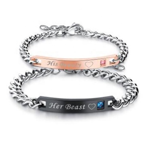 Fashion Jewelry His And Hers Bracelets Couple Bracelets Love For Lovers