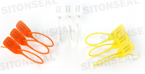 Đảm Bảo chất lượng Kéo Chặt Chẽ Cơ Chế Khóa Bảo Mật Cao Con Dấu Nhựa Sử Dụng cho Ngân Hàng Hãng Hàng Không Express - Product Image 4