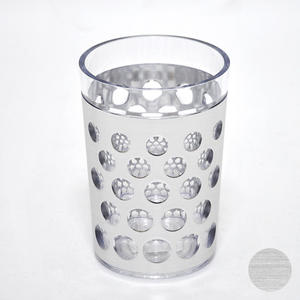 Copa acrílica con burbujas únicas decoradas doradas clásicas - Product Image 2