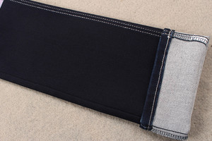 Doppio strato falso <span class=keywords><strong>denim</strong></span> lavorato a maglia tessuto morbido spandex dobby tessuto di jeans <span class=keywords><strong>denim</strong></span> grezzo di fabbrica - Product Image 5