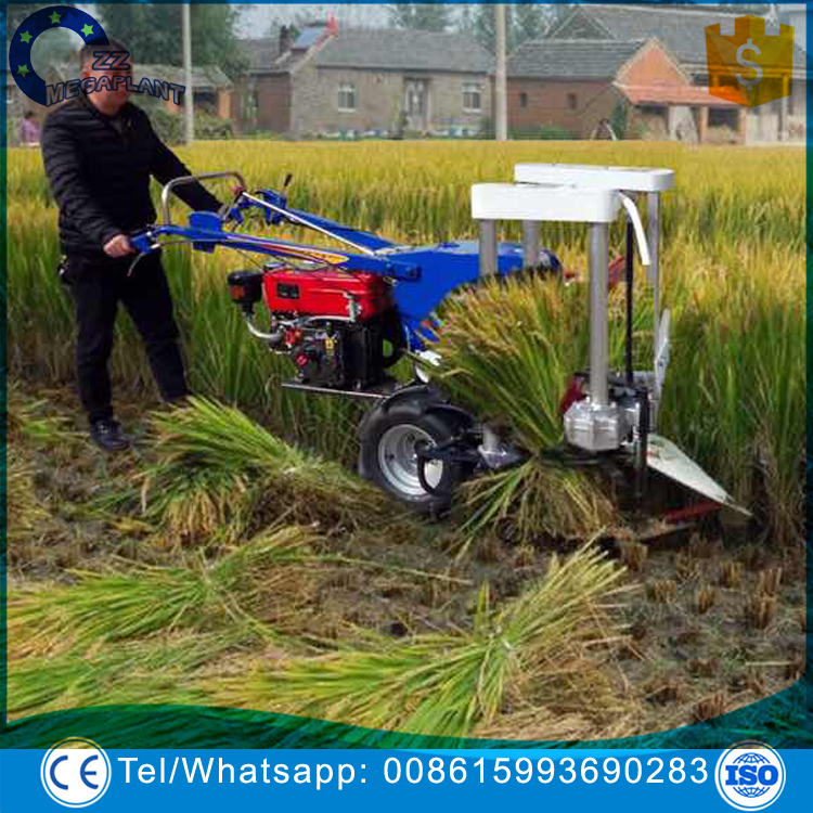 Зерносвязывающий мини-трактор для пшеницы риса