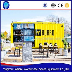 <span class=keywords><strong>ร้าน</strong></span>อาหารคอนเทนเนอร์ราคาโรงงาน แบบโมดูลาร์ สำหรับ<span class=keywords><strong>ร้าน</strong></span>อาหารจานด่วน <span class=keywords><strong>ร้าน</strong></span><span class=keywords><strong>กาแฟ</strong></span>กลางแจ้ง - Product Image 2