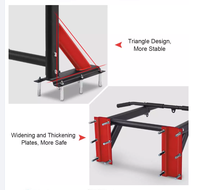 Barre horizontale multifonctionnelle pour l'intérieur, barre parallèle simple, équipement de fitness avec trous dans le mur fixe du mur de la maison