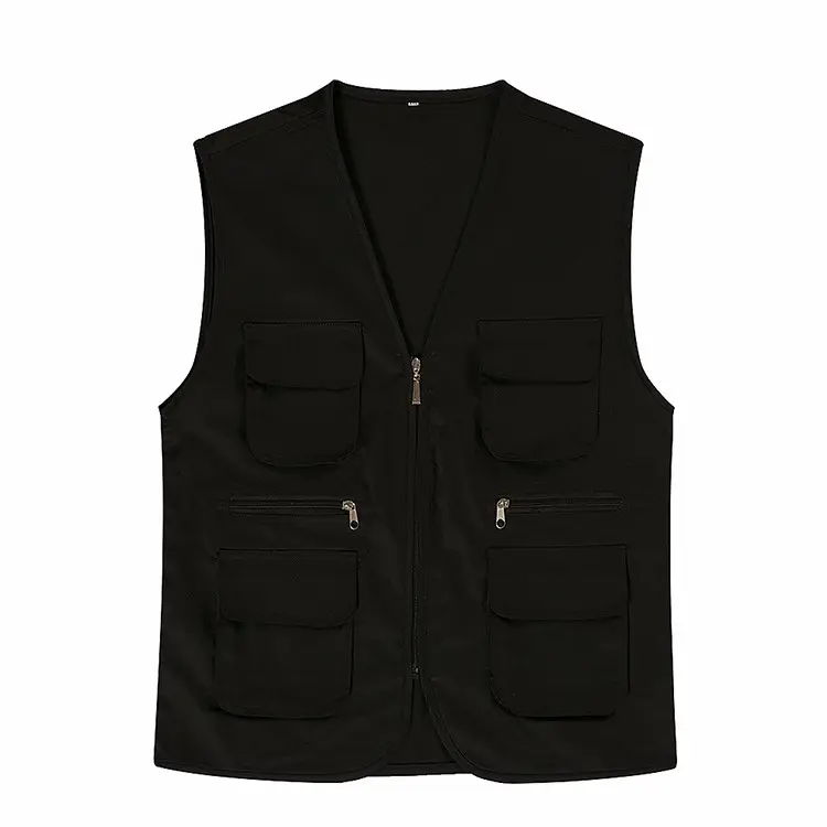 Zipper Work Supermarket Promotional Waistcoat