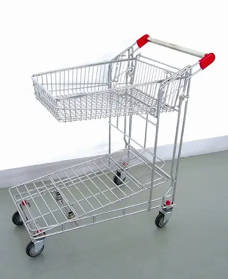 2022 durevole 200kgs heavey-duty shopping cargo trolley per giardino