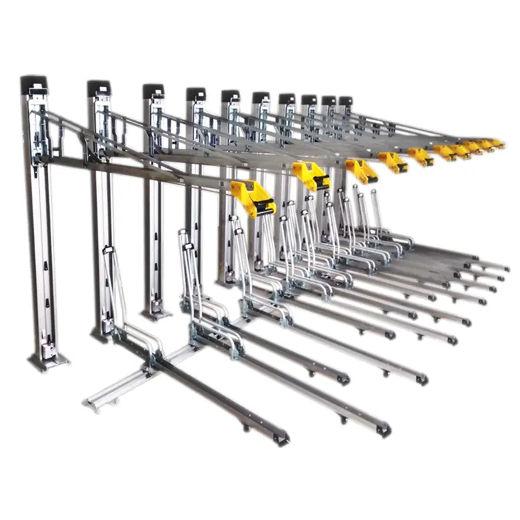 Convenient Double Decker Bike Rack Bicycle Stand For Outdoor Use For All Types Of Bicycle