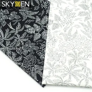 Skygen new style soft plain weave 120gsm plain cotton print design fabric