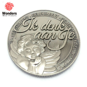 <span class=keywords><strong>Poussoir</strong></span> de pièces de monnaie ange en métal personnalisé en gros - Product Image 2