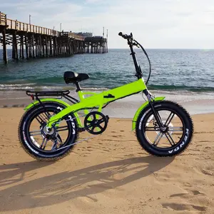 2019 popular 20 inch foldable ebike 500w fat tire electric bike 48V folding electric bicycle with hidden battery MF-804