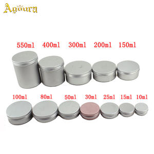 กล่องอะลูมิเนียมทรงกลมแบบกำหนดเองพร้อมฝาเกลียวสำหรับเก็บของ - Product Image 6