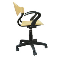 Chaises en plastique rotatives tendance, chaise de bureau en plastique, chaises d'ordinateur, chaise de bureau pivotante