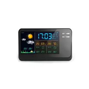 Color weather station with wireless outdoor sensor and Wi-Fi connection mobile APP ready