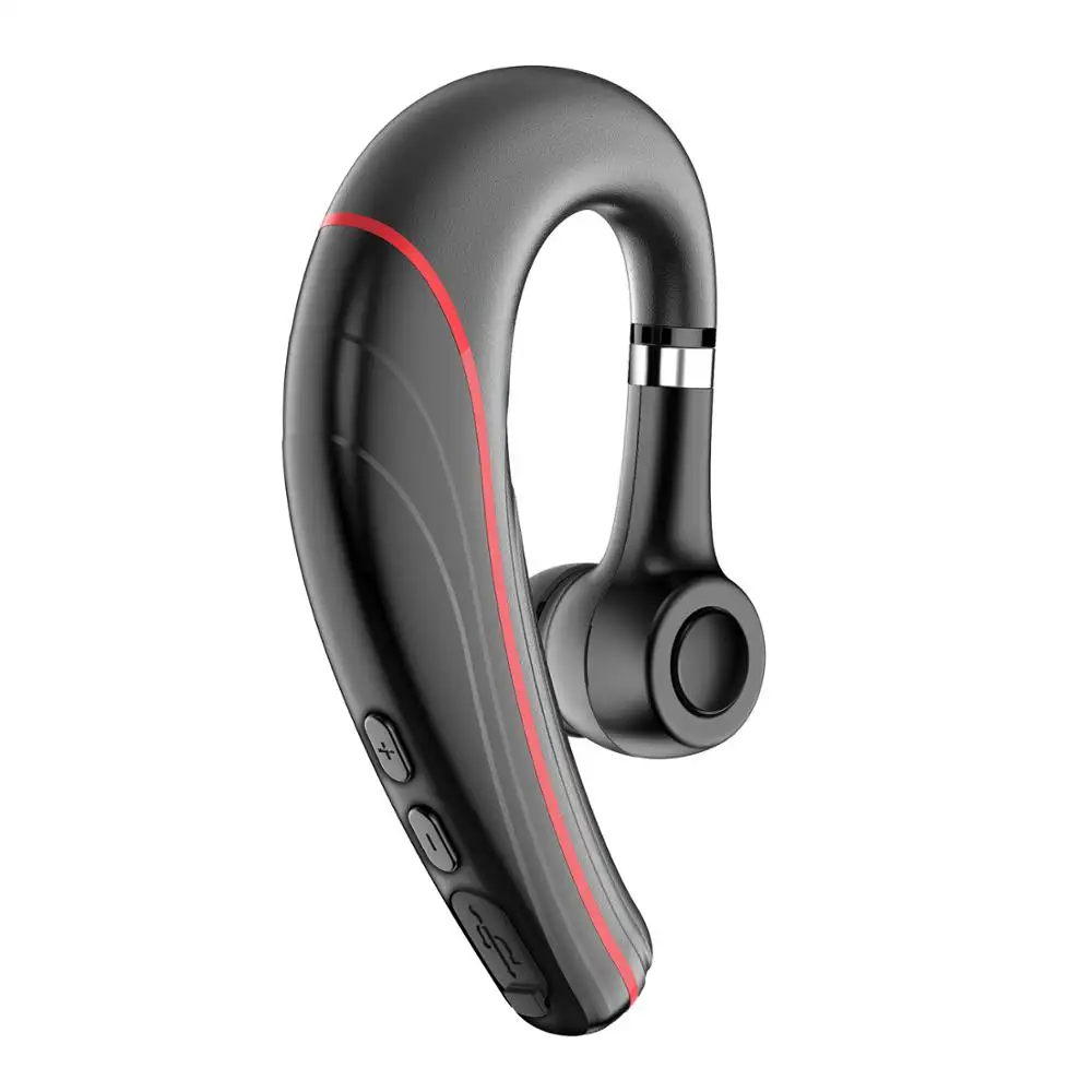 Casque d'écoute Bluetooth V4.1, casque d'écoute sans fil, stéréo, de haute qualité et son, avec crochet d'oreille, fabriqué en chine