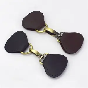 Meetee BF211 Leather Alloy Hasp Hook Handle Buckle for Bag Both Sides Connection Hanging Ring Handmade Bag Buckle