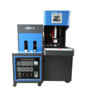 Semi-Automatic 5 Liter PET Plastic Water/ Oil Bottle Making Machine , PET Bottle Stretching Blow Molding Machine