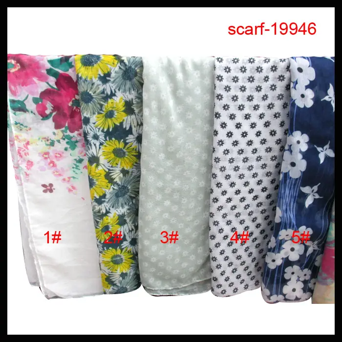 2014 ladies fashion spring summer floral printed scarf