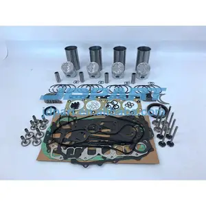 C190 Rebuild Kit With Valves Engine Bearings Cylinder Liner Piston Rings Full Gasket Kit For Isuzu Engine