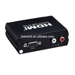 视频转换器 HDMI 转 VGA + R/L 音频转换器盒