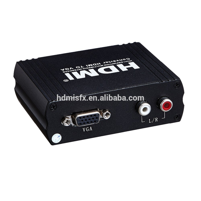 Video Converter HDMI to VGA+R/L Audio Converter Box