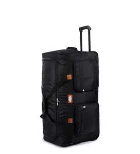 guangzhou professional factory big capacity gear trolley bag travelling bags with wheel