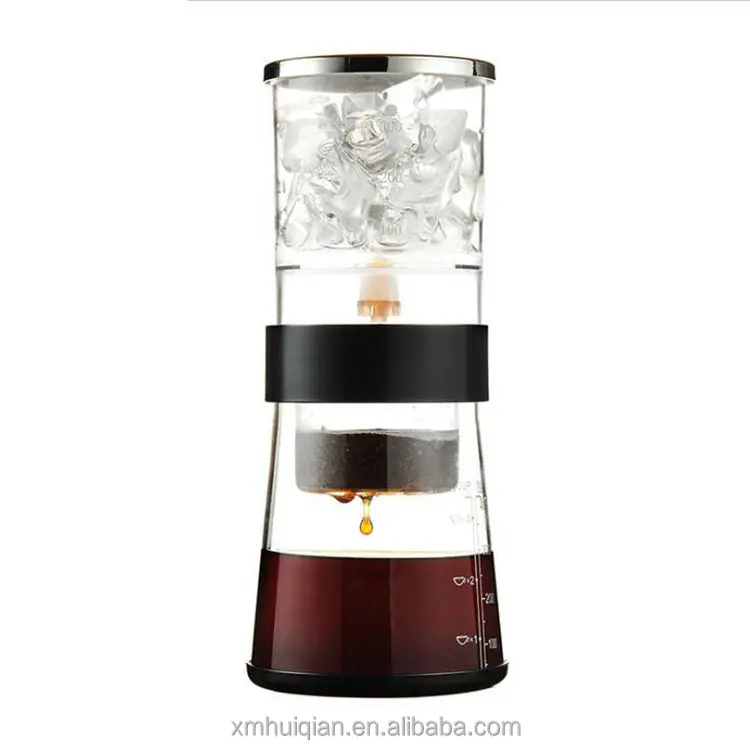 गिलास ठंडा कॉफी शराब बनानेवाला बर्फ पोर्टेबल कॉफी निर्माता गर्म विक्रेता 400ML सीई ROHS