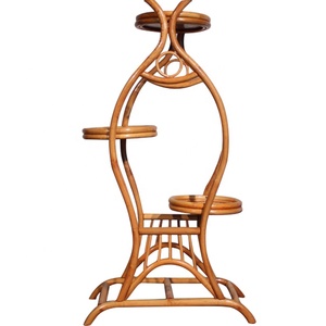 Vendita Calda: Supporto per <span class=keywords><strong>Fiori</strong></span> e Piante in Canna e Rattan, Design per Arredamento Soggiorno, per Piante e <span class=keywords><strong>Fiori</strong></span> da Interno - Product Image 5