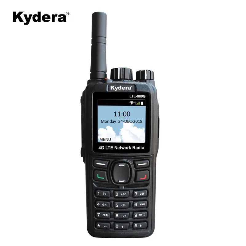 LTE-880G Walkie Talkie Ponsel PoC Jarak Jauh 1000Km 3G 4G WCDMA LTE Radio Dua Arah dengan GPS Wifi