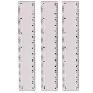 Plastic straight <strong>ruler</strong> <strong>6</strong> <strong>inch</strong> 15cm clear transparent customized Loadel support oem no yes