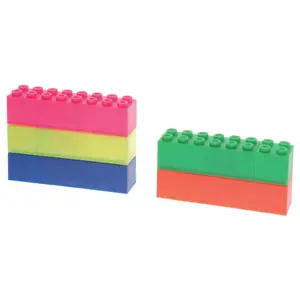 China Sages factory Customized promotional colorful Building Blocks Highlighter with hot selling