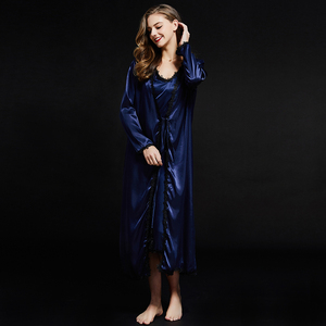 Áo Choàng Mặc Nhà Dài Tay Đầy Đủ Cho Nữ Áo Khoác Dài Có Túi Mặc Đồ Bơi Nữ Lounger House Dress Patio Dress - Product Image 3