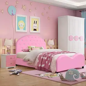 Детская мебель для спальни с мягкой обивкой для кровати