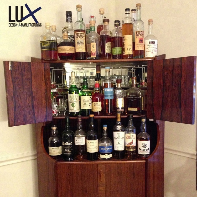 LUX Hochwertiger Maßgefertigter Holz-Whisky-Schrank/Getränke-Vitrine| Alibaba.com