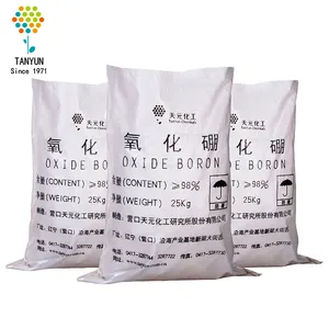Tanyun B2 O 3酸化ボロン粉末98% 98% min cas no 1303-86-2酸化ボロンメーカー