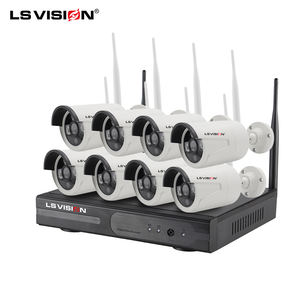 LSVISION H.265 Kamera CCTV, KIT NVR Keamanan WIFI Nirkabel Luar Ruangan H.265 1080P HD 2MP - Product Image 2