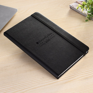 Carnet de notes de bureau professionnel en cuir PU personnalisé, format A4 A5, couverture rigide, logo en relief, pages personnalisées - Product Image 1