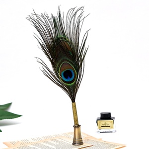 Pronto per la spedizione Retro Caratteristica Quill Dip Penna <span class=keywords><strong>Set</strong></span> Penna Cooper Pennino Calligrafia Scrittura Della Penna del Regalo <span class=keywords><strong>Set</strong></span> con il Basamento - Product Image 2