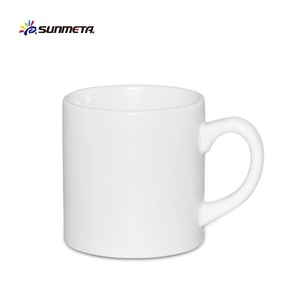 Caneca de café subolmação cerâmica 6 oz, tamanho pequeno branco