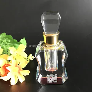 Fashion lady body shape empty refillable Crystal Glass Perfume Essential Oil Bottles 3ml