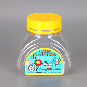 Frasco de plástico para almacenamiento de alimentos de mascotas, tarro de galletas de 300ml - Product Image 6