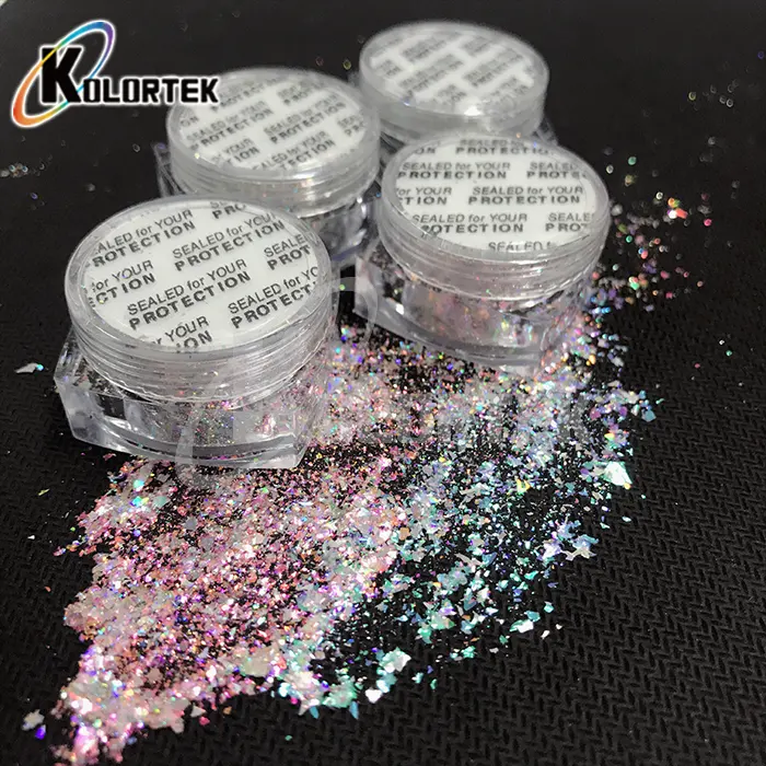 Kolortek Mới Đến Aurora Holographic Nail Glitter Flakes