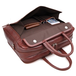 Maletín de Cuero Genuino para Hombre de la Marca J.M.D con Garantía de Calidad, Color Marrón, para Portátil de <span class=keywords><strong>15</strong></span> <span class=keywords><strong>Pulgadas</strong></span> - Product Image 5