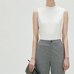Maglione Pullover da <span class=keywords><strong>donna</strong></span> in cotone Cashmere senza maniche all'ingrosso con maglia da <span class=keywords><strong>donna</strong></span> - Product Image 2