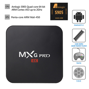 Best selling MXG pro android <span class=keywords><strong>tv</strong></span> box 4 k mx pro mxg pro s905 <span class=keywords><strong>tv</strong></span> box android 5.1 - Product Image 1