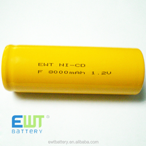 ارتفاع درجة الحرارة nicd F7000 <span class=keywords><strong>1.2V</strong></span> <span class=keywords><strong>F</strong></span> <span class=keywords><strong>7000mah</strong></span> 7ah ني-سد بطارية قابلة للشحن ل مصباح يدوي للطوارئ الإضاءة ، مكنسة كهربائية